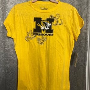 Missouri Tigers Yellow Graphic Tee
